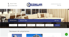 Desktop Screenshot of conlarimoveis.com.br