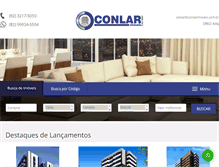 Tablet Screenshot of conlarimoveis.com.br